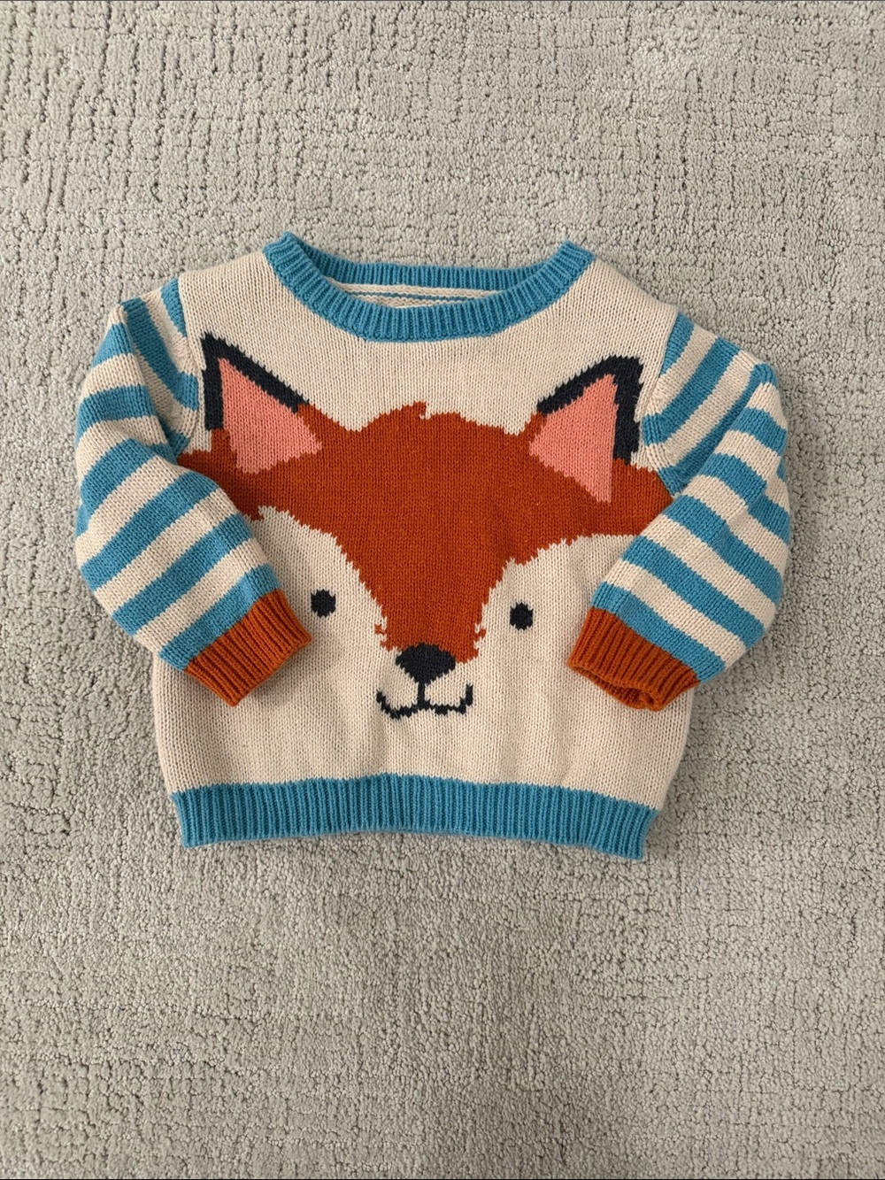 Hatley Baby Fox Sweater Size 9-12M